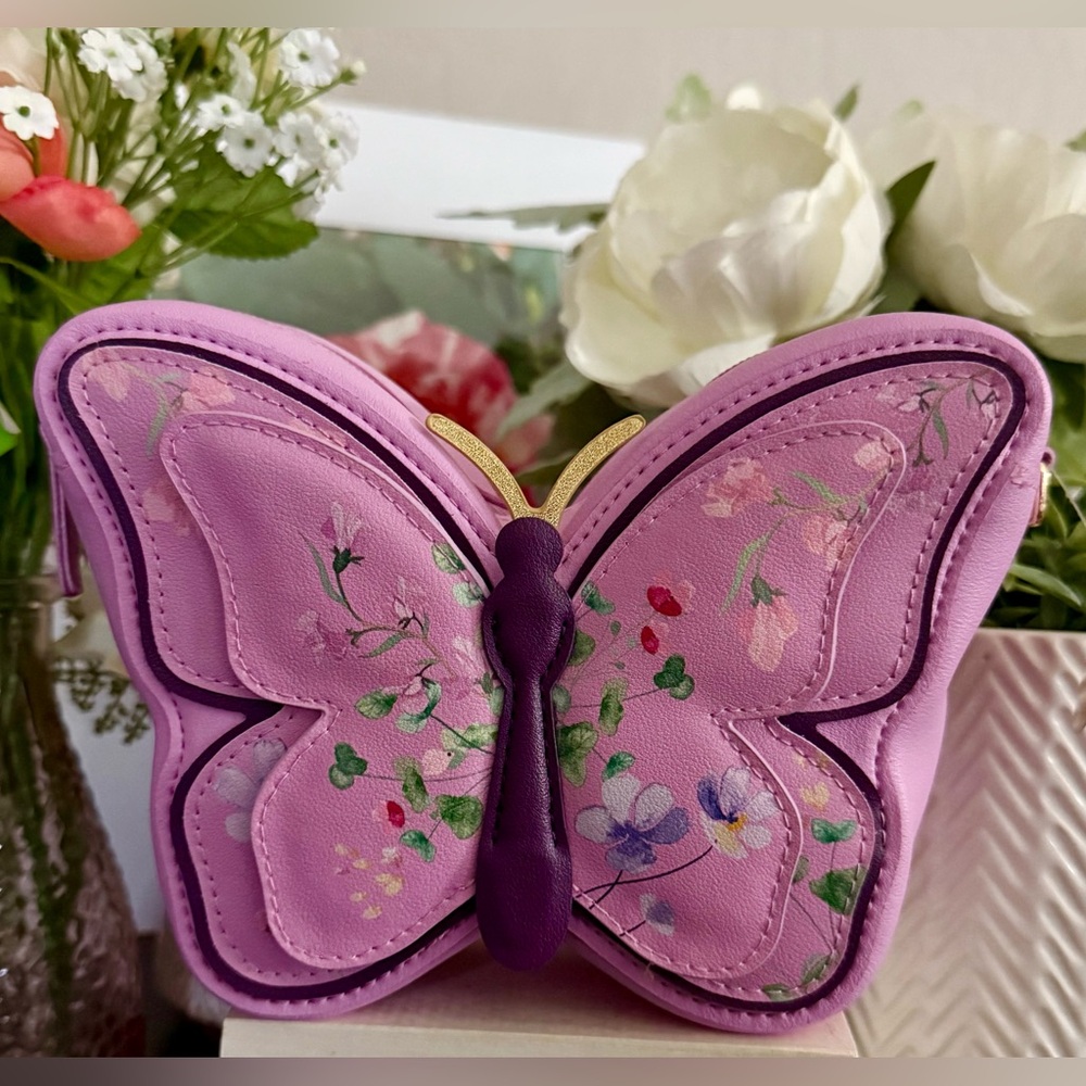 🆕🦋 BATH & BODY WORKS LIMITED EDITION BUTTERFLY CROSSBODY BAG. NEW WTAGS! - Picture 7 of 12
